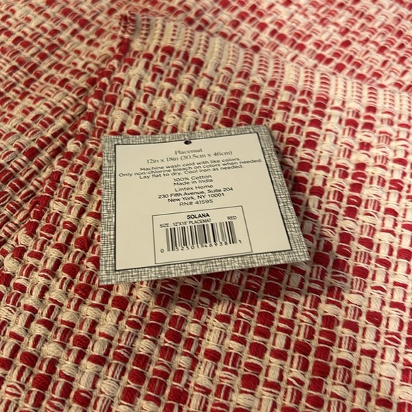 NWT Lintex Solana 100% Cotton Placemats 12X18 Pair (2) - Picture 14 of 14